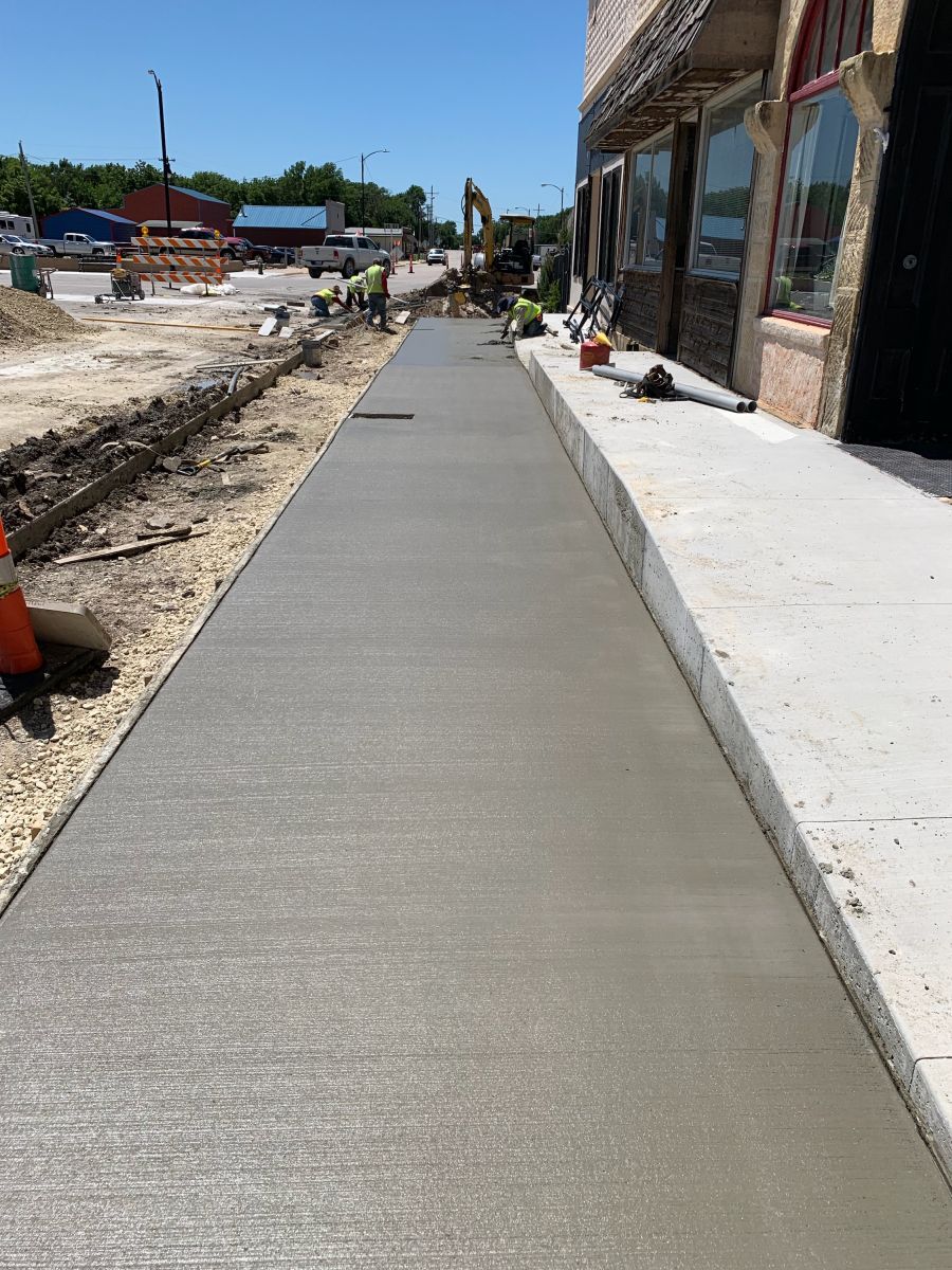 Marion Streetscape Sidewalk Completion 1